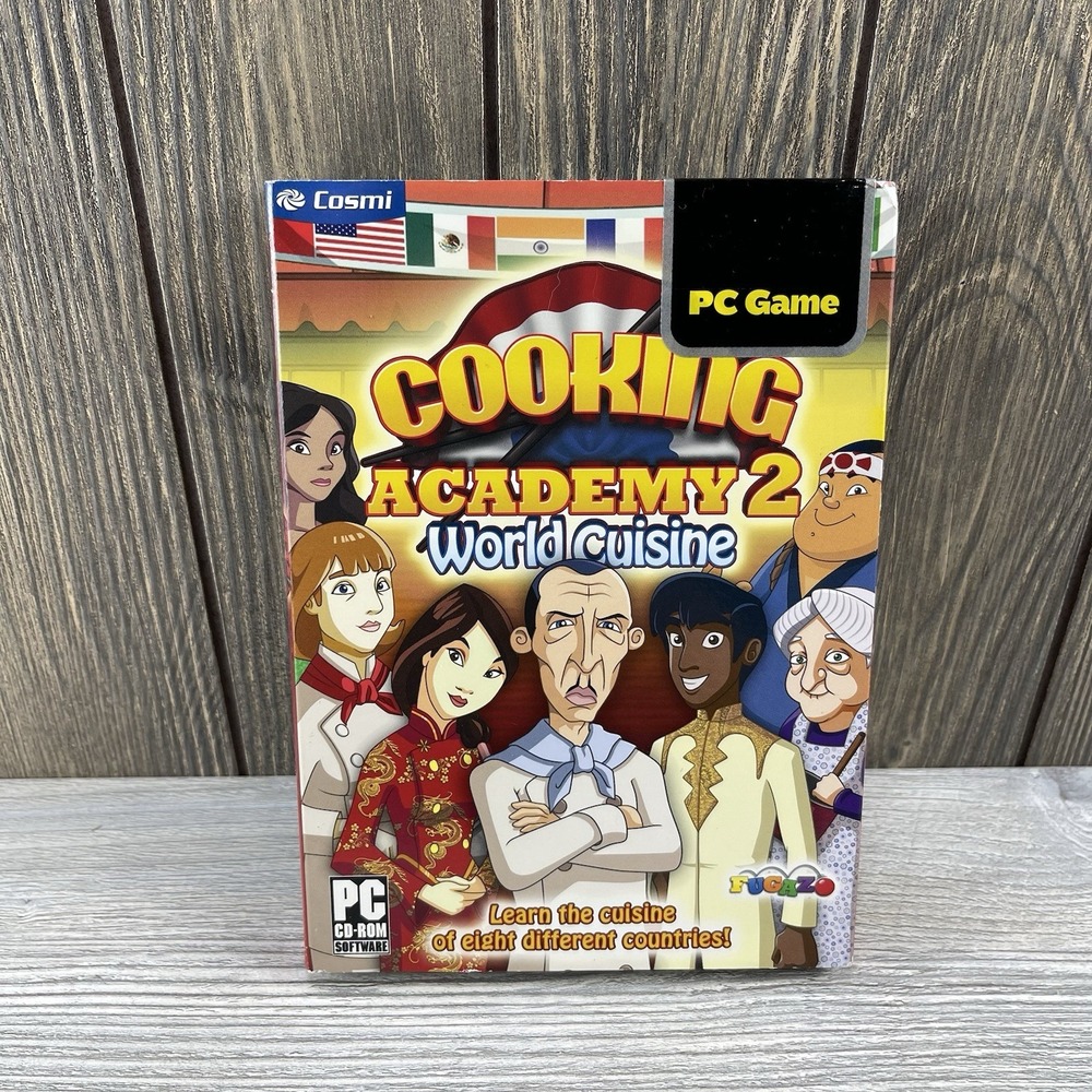 Cooking Academy 2 by Cosmi  for Windows PC 2000/XP/Vista New Sealed